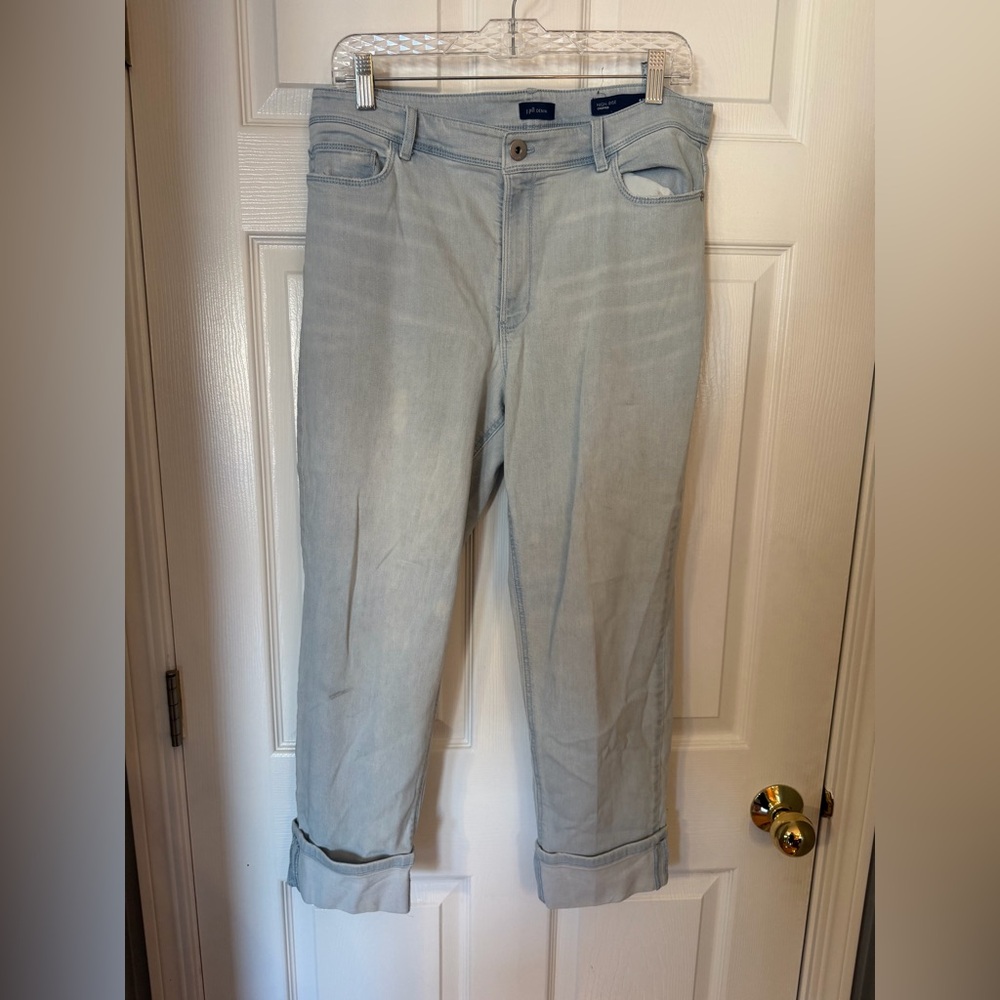J. Jill High Rise Cropped Light Blue Jeans